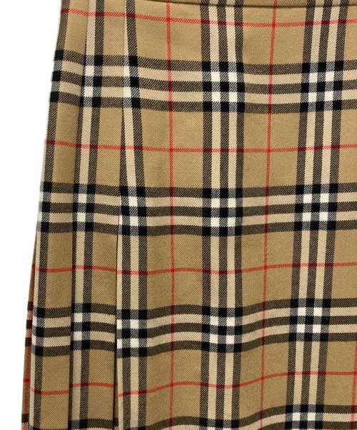 Burberry's（バーバリーズ）Burberry's (バーバリーズ) ノヴァチェックウールラップスカート ベージュ サイズ:38の古着・服飾アイテム