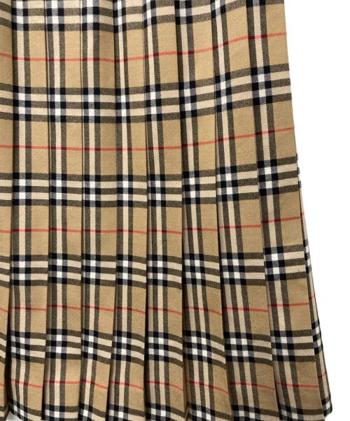 Burberry's（バーバリーズ）Burberry's (バーバリーズ) ノヴァチェックウールラップスカート ベージュ サイズ:38の古着・服飾アイテム