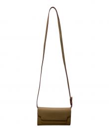 MARNI（マルニ）の古着「ショルダーウォレット」｜ベージュ