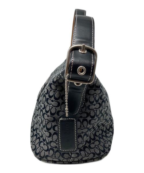 COACH（コーチ）COACH (コーチ) シグネチャーミニホーボーバッグ グレーの古着・服飾アイテム