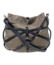 DIESEL（ディーゼル）の古着「ハーネスショルダーバッグ」｜オリーブ