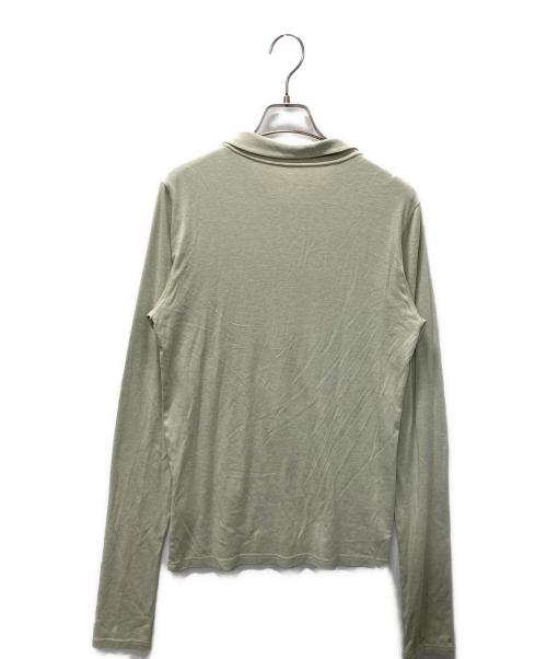 CITYSHOP（シティショップ）CITYSHOP (シティショップ) SOFT JERSEY TOP 黄緑 サイズ:ｆｒｅｅの古着・服飾アイテム
