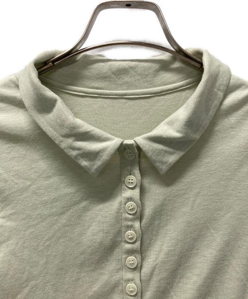 CITYSHOP（シティショップ）CITYSHOP (シティショップ) SOFT JERSEY TOP 黄緑 サイズ:ｆｒｅｅの古着・服飾アイテム
