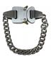 1017 ALYX 9SM (テンセブンティーン アリクス ナインエスエム) ローラーコースター チェーンバックルブレスレット シルバー：12000円
