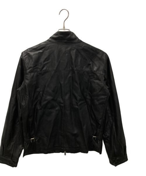 Cinquanta（チンクワンタ）Cinquanta (チンクワンタ) スタンドカラー シングルライダースジャケット ブラック サイズ:50の古着・服飾アイテム