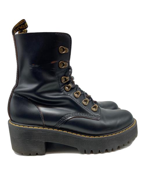 Dr.Martens（ドクターマーチン）Dr.Martens (ドクターマーチン) LEONA 7フック ブーツ ブラック サイズ:24.5cmの古着・服飾アイテム