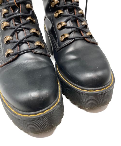 Dr.Martens（ドクターマーチン）Dr.Martens (ドクターマーチン) LEONA 7フック ブーツ ブラック サイズ:24.5cmの古着・服飾アイテム