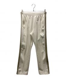 Needles（ニードルズ）の古着「STUDIOUS別注 Narrow Track Pant - Poly Smooth」｜ホワイト