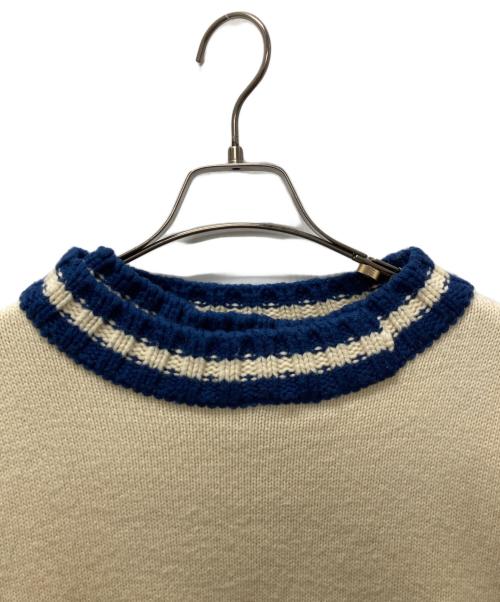 ADER error（アーダーエラー）ADER error (アーダーエラー) カラーブロックニットベスト ブルー サイズ:不明の古着・服飾アイテム