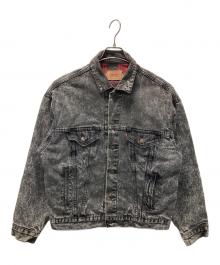 LEVI'S（リーバイス）の古着「90's裏ネル付ケミカルデニムジャケット」｜グレー