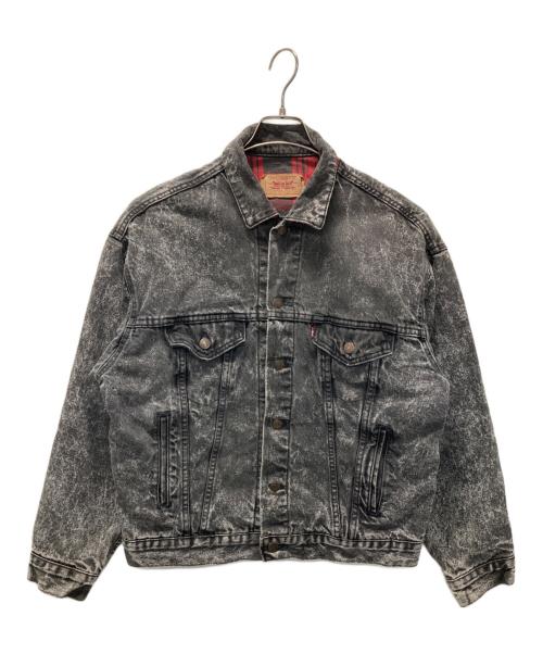 LEVI'S（リーバイス）LEVI'S (リーバイス) 90's裏ネル付ケミカルデニムジャケット グレー サイズ:Mの古着・服飾アイテム