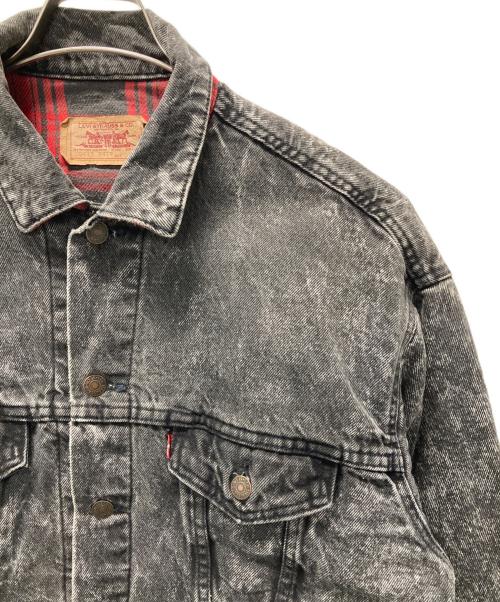 LEVI'S（リーバイス）LEVI'S (リーバイス) 90's裏ネル付ケミカルデニムジャケット グレー サイズ:Mの古着・服飾アイテム