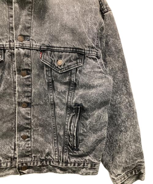 LEVI'S（リーバイス）LEVI'S (リーバイス) 90's裏ネル付ケミカルデニムジャケット グレー サイズ:Mの古着・服飾アイテム