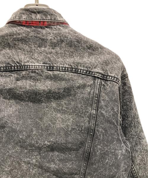 LEVI'S（リーバイス）LEVI'S (リーバイス) 90's裏ネル付ケミカルデニムジャケット グレー サイズ:Mの古着・服飾アイテム