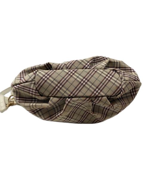 BURBERRY BLUE LABEL（バーバリー ブルー レーベル）BURBERRY BLUE LABEL (バーバリー ブルー レーベル) チェック柄ショルダーバッグ ベージュの古着・服飾アイテム