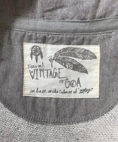 NATURAL VINTAGE GOA（ナチュラル ヴィンテージ ゴア）NATURAL VINTAGE GOA (ナチュラル ヴィンテージ ゴア) ビックフーディースウェットベスト ベージュ サイズ:Freeの古着・服飾アイテム