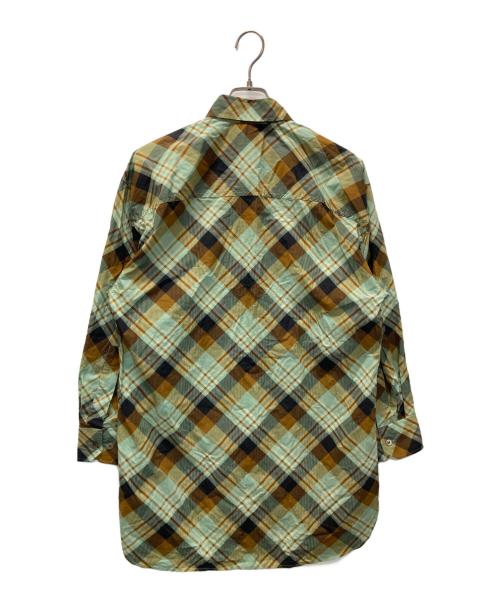 DRIES VAN NOTEN（ドリスヴァンノッテン）DRIES VAN NOTEN (ドリスヴァンノッテン) チェックシャツ グリーン サイズ:EXTRA SMALLの古着・服飾アイテム