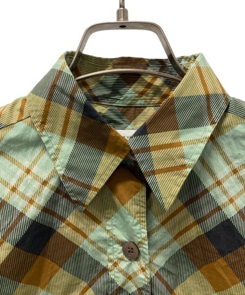 DRIES VAN NOTEN（ドリスヴァンノッテン）DRIES VAN NOTEN (ドリスヴァンノッテン) チェックシャツ グリーン サイズ:EXTRA SMALLの古着・服飾アイテム