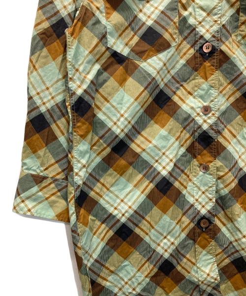 DRIES VAN NOTEN（ドリスヴァンノッテン）DRIES VAN NOTEN (ドリスヴァンノッテン) チェックシャツ グリーン サイズ:EXTRA SMALLの古着・服飾アイテム