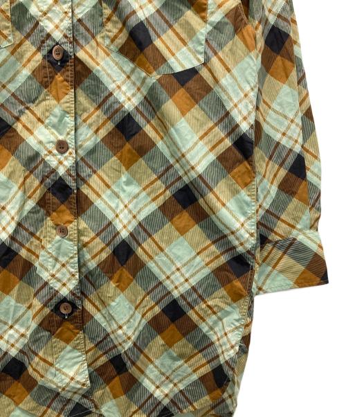 DRIES VAN NOTEN（ドリスヴァンノッテン）DRIES VAN NOTEN (ドリスヴァンノッテン) チェックシャツ グリーン サイズ:EXTRA SMALLの古着・服飾アイテム