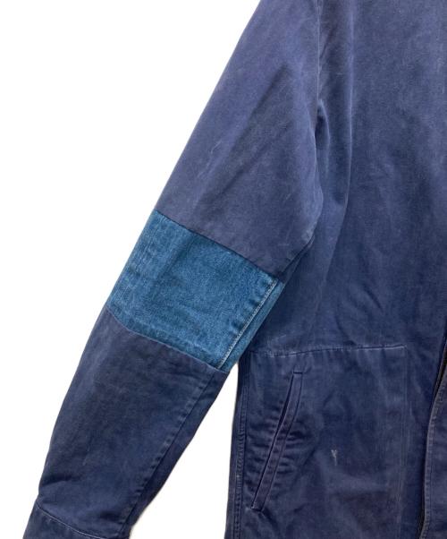 FRANK LEDER（フランクリーダー）FRANK LEDER (フランクリーダー) 肘切替ワークジャケット ブルー サイズ:不明の古着・服飾アイテム