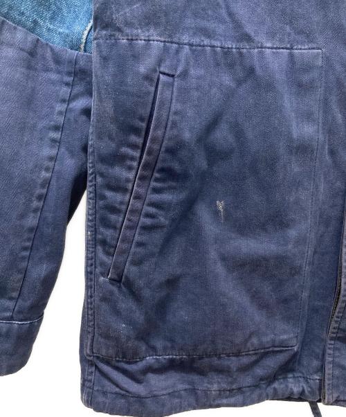 FRANK LEDER（フランクリーダー）FRANK LEDER (フランクリーダー) 肘切替ワークジャケット ブルー サイズ:不明の古着・服飾アイテム