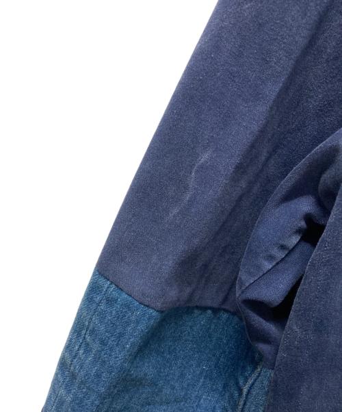 FRANK LEDER（フランクリーダー）FRANK LEDER (フランクリーダー) 肘切替ワークジャケット ブルー サイズ:不明の古着・服飾アイテム