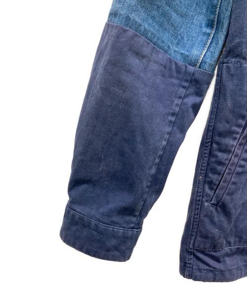 FRANK LEDER（フランクリーダー）FRANK LEDER (フランクリーダー) 肘切替ワークジャケット ブルー サイズ:不明の古着・服飾アイテム
