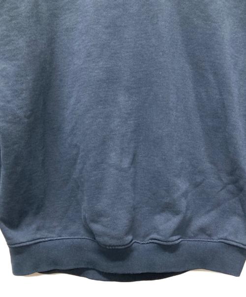 jacquemus（ジャックムス）jacquemus (ジャックムス) Fio Blue Embroidered Logo Sweatshirt/ロゴ刺繍クルーネックスウェット ネイビー サイズ:Sの古着・服飾アイテム