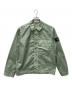 STONE ISLAND（ストーンアイランド）の古着「Mussola Gommata-TC Shirt Jacket/コットンコーティングジャケット」｜グリーン