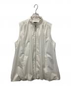 MAISON SPECIALメゾンスペシャル）の古着「Balloon Silhouette Typewriter Tunic」｜ホワイト