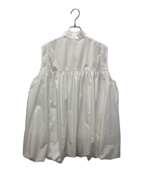MAISON SPECIAL（メゾンスペシャル）MAISON SPECIAL (メゾンスペシャル) Balloon Silhouette Typewriter Tunic ホワイト サイズ:ｆｒｅｅの古着・服飾アイテム