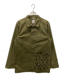 SOU・SOU（ソウソウ）の古着「撥水 ウェザークロス 衿付ジャケット」｜カーキ