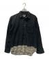 BLACK COMME des GARCONS（ブラックコムデギャルソン）の古着「グラデーション加工チェックシャツ」｜ブラック