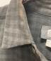 中古・古着 BLACK COMME des GARCONS (ブラックコムデギャルソン) グラデーション加工チェックシャツ ブラック サイズ:L：10000円