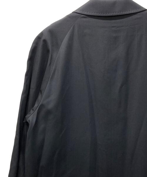 Yves Saint Laurent（イヴサンローラン）Yves Saint Laurent (イヴサンローラン) ウールシルクステンカラーコート ネイビー サイズ:Lの古着・服飾アイテム