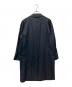 Yves Saint Laurent (イヴサンローラン) ウールシルクステンカラーコート ネイビー サイズ:L：9000円