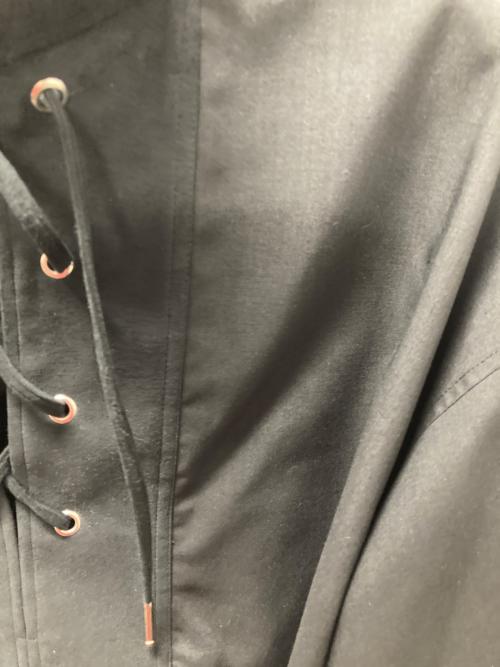 THE RERACS（ザ リラクス）THE RERACS (ザ リラクス) Edition (エディション) 別注レースアップドレス ブラック サイズ:36の古着・服飾アイテム