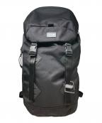 YOHJI YAMAMOTO×New Eraヨウジヤマモト×ニューエラ）の古着「RUCK SACK METAL LOGO/バックパック」｜ブラック