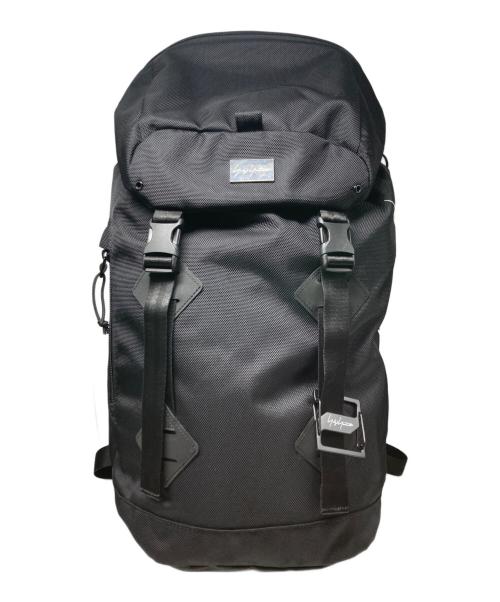 YOHJI YAMAMOTO（ヨウジヤマモト）YOHJI YAMAMOTO (ヨウジヤマモト) New Era (ニューエラ) RUCK SACK METAL LOGO/バックパック ブラックの古着・服飾アイテム