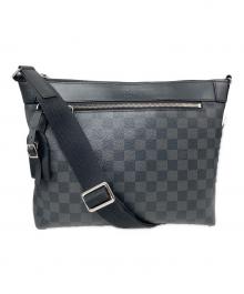 LOUIS VUITTON（ルイ ヴィトン）の古着「ダミエ グラフィット ミックPM NM ショルダーバッグ」｜グレー