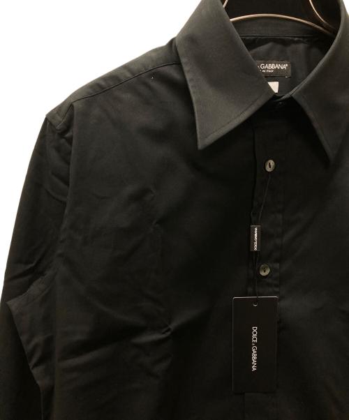 DOLCE & GABBANA（ドルチェ＆ガッバーナ）DOLCE & GABBANA (ドルチェ＆ガッバーナ) ドレスシャツ ブラック サイズ:40 未使用品の古着・服飾アイテム
