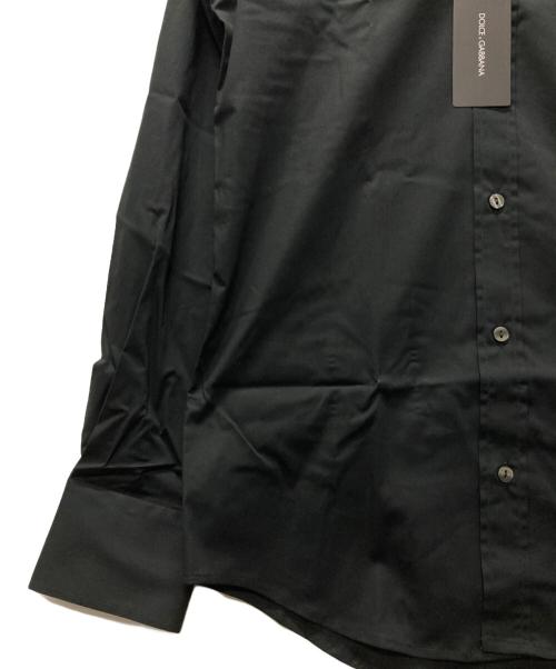 DOLCE & GABBANA（ドルチェ＆ガッバーナ）DOLCE & GABBANA (ドルチェ＆ガッバーナ) ドレスシャツ ブラック サイズ:40 未使用品の古着・服飾アイテム