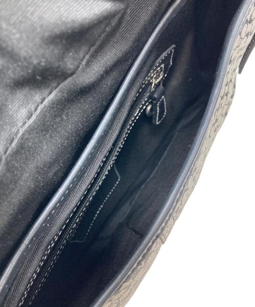 COACH（コーチ）COACH (コーチ) ソーホー ミニシグネチャーワンショルダーバッグ グレー×ブラックの古着・服飾アイテム