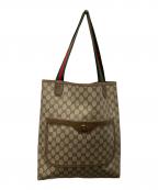 GUCCIグッチ）の古着「GGスプリーム シェリーライン トートバッグ」｜ベージュ