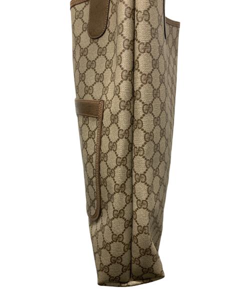 GUCCI（グッチ）GUCCI (グッチ) GGスプリーム シェリーライン トートバッグ ベージュの古着・服飾アイテム