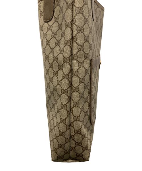GUCCI（グッチ）GUCCI (グッチ) GGスプリーム シェリーライン トートバッグ ベージュの古着・服飾アイテム