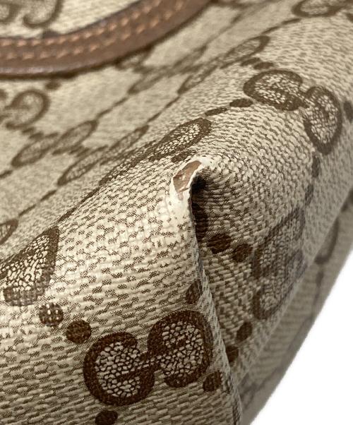 GUCCI（グッチ）GUCCI (グッチ) GGスプリーム シェリーライン トートバッグ ベージュの古着・服飾アイテム