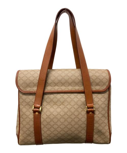 CELINE（セリーヌ）CELINE (セリーヌ) マカダム柄ショルダーバッグ ブラウンの古着・服飾アイテム