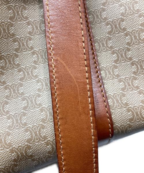 CELINE（セリーヌ）CELINE (セリーヌ) マカダム柄ショルダーバッグ ブラウンの古着・服飾アイテム